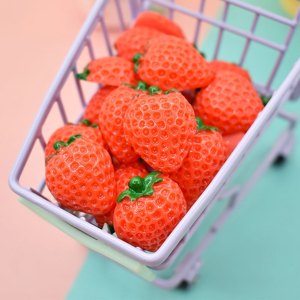 30 Uds. Kawaii Flatback Strawb - Kawaii Tech Accessories reseña y precio